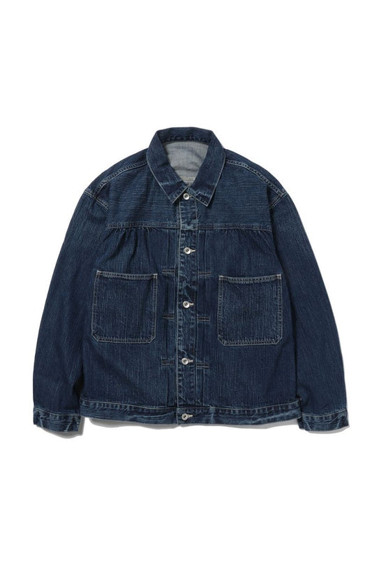 Porter Classic STEINBECK DENIM JACKET -NAVY-
