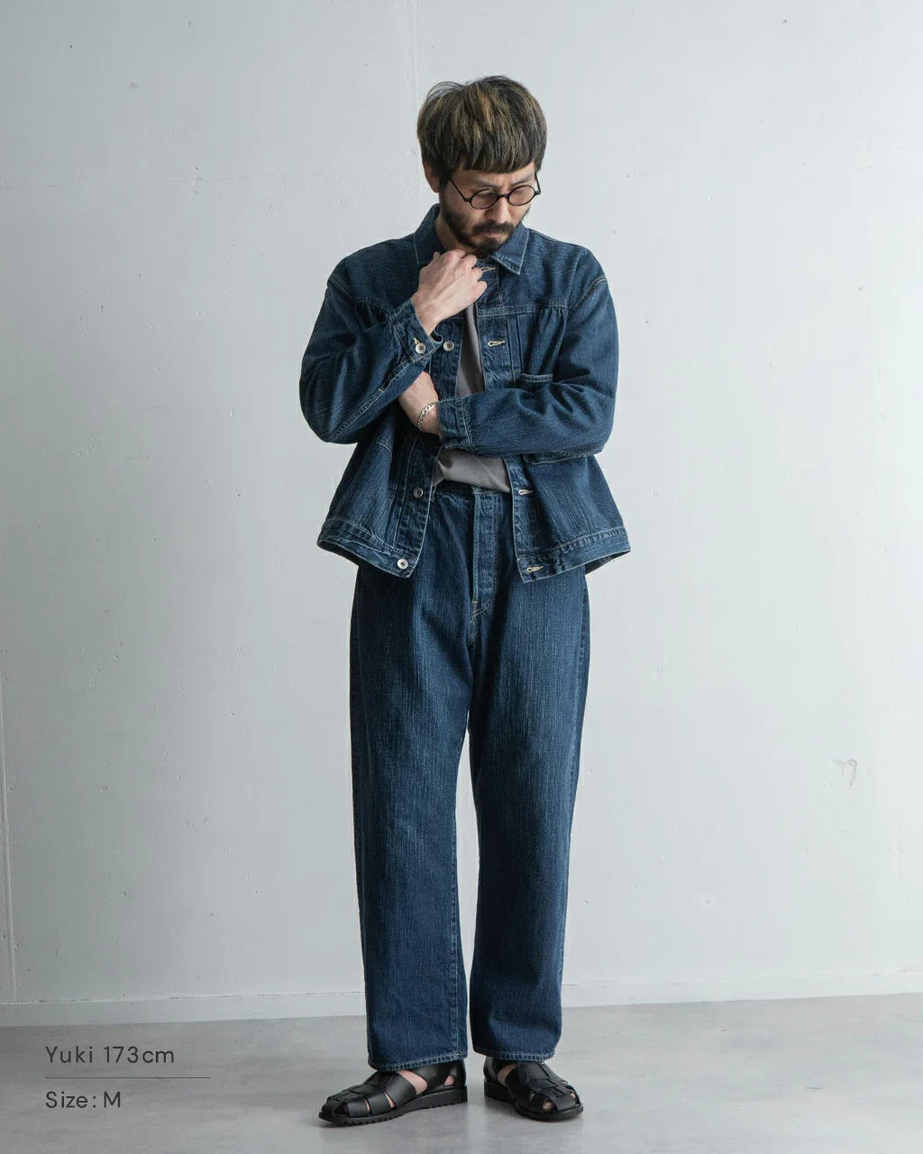 Porter Classic STEINBECK DENIM JACKET -NAVY-