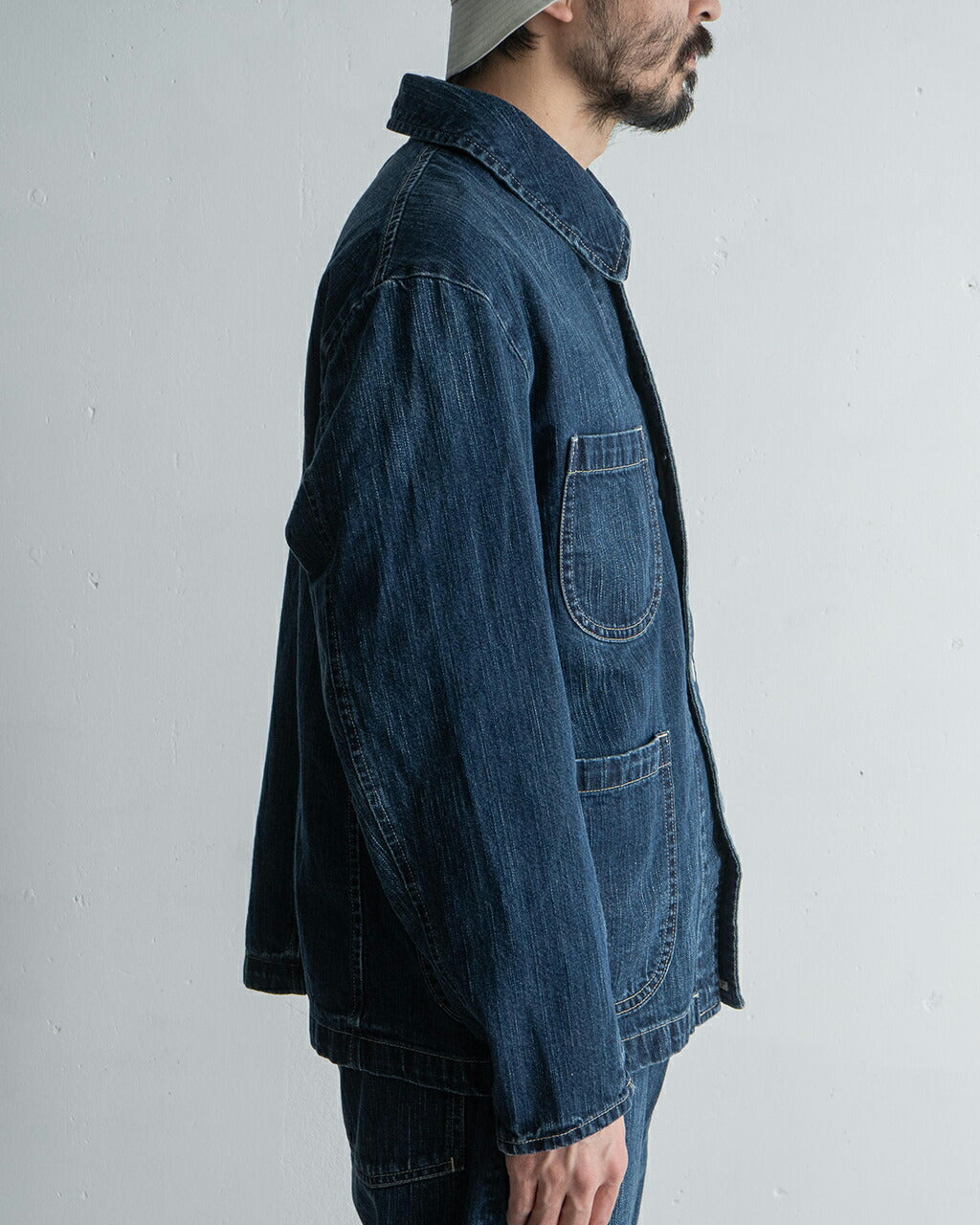 Porter Classic STEINBECK DENIM FRENCH JACKET WATCH CHAIN ITEM