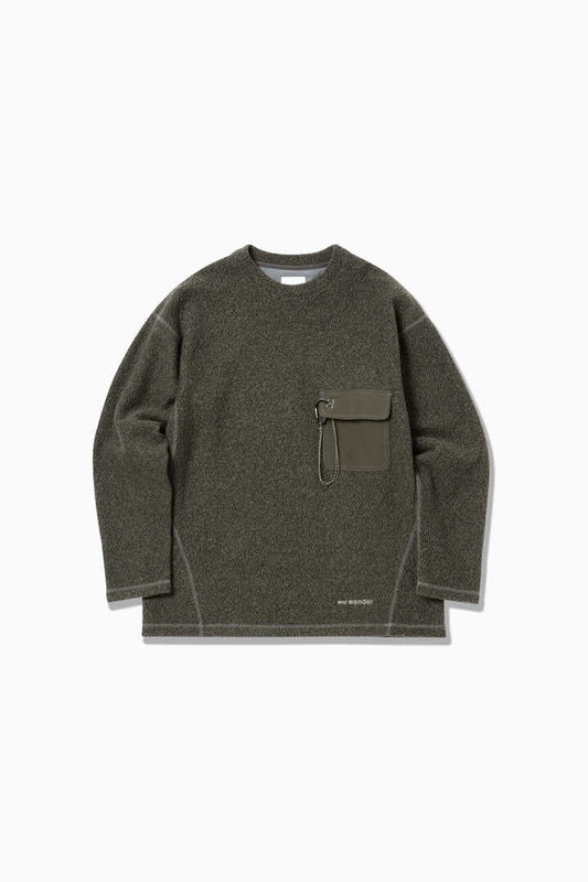 and wander re wool JQ crew neck