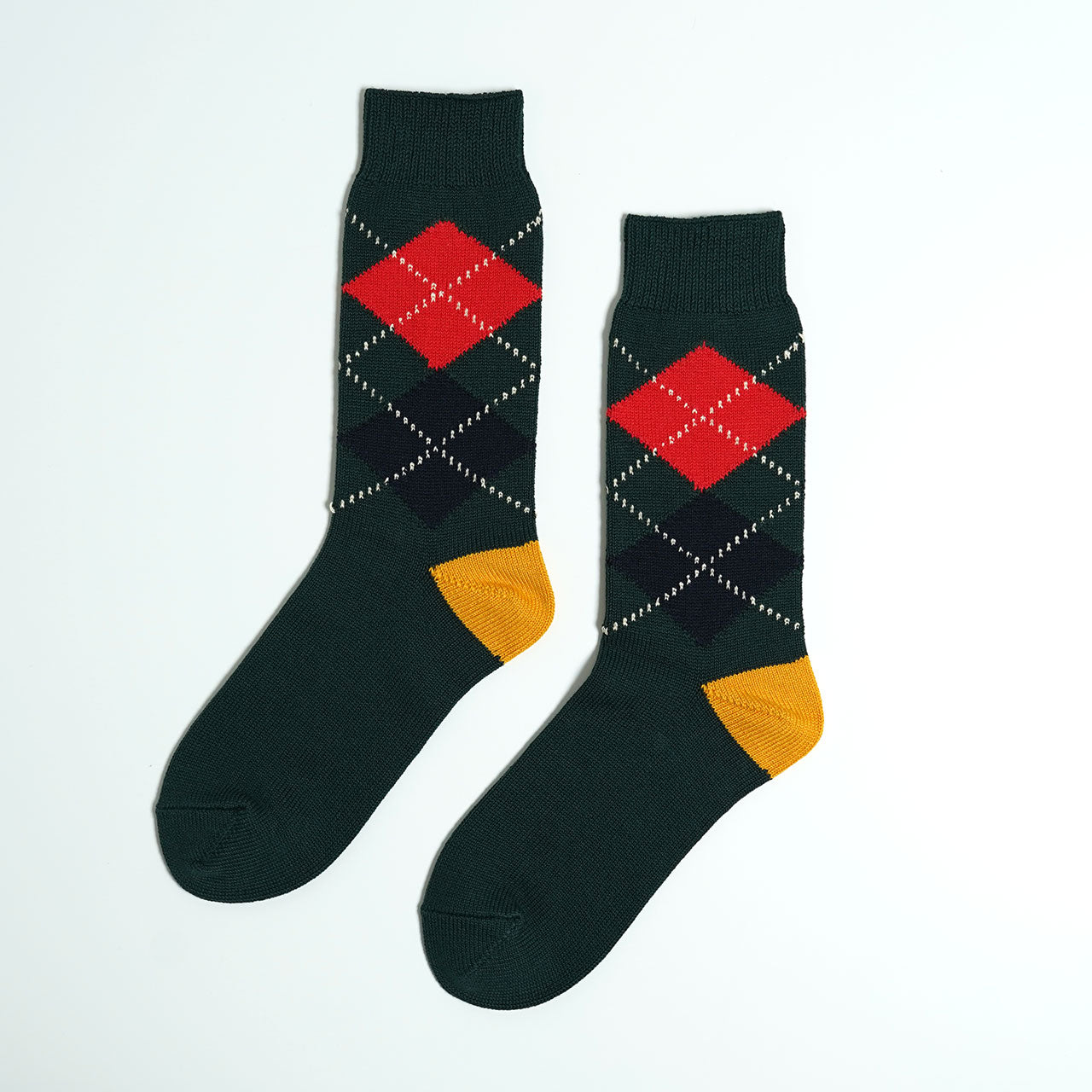 RoToTo ARGYLE CREW SOCKS