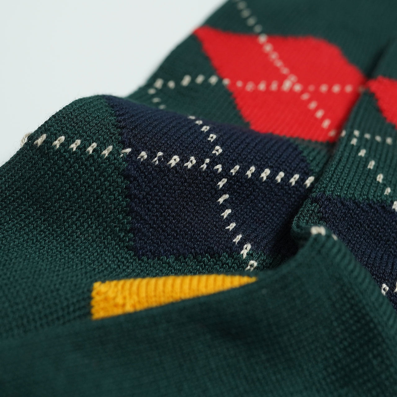 RoToTo ARGYLE CREW SOCKS