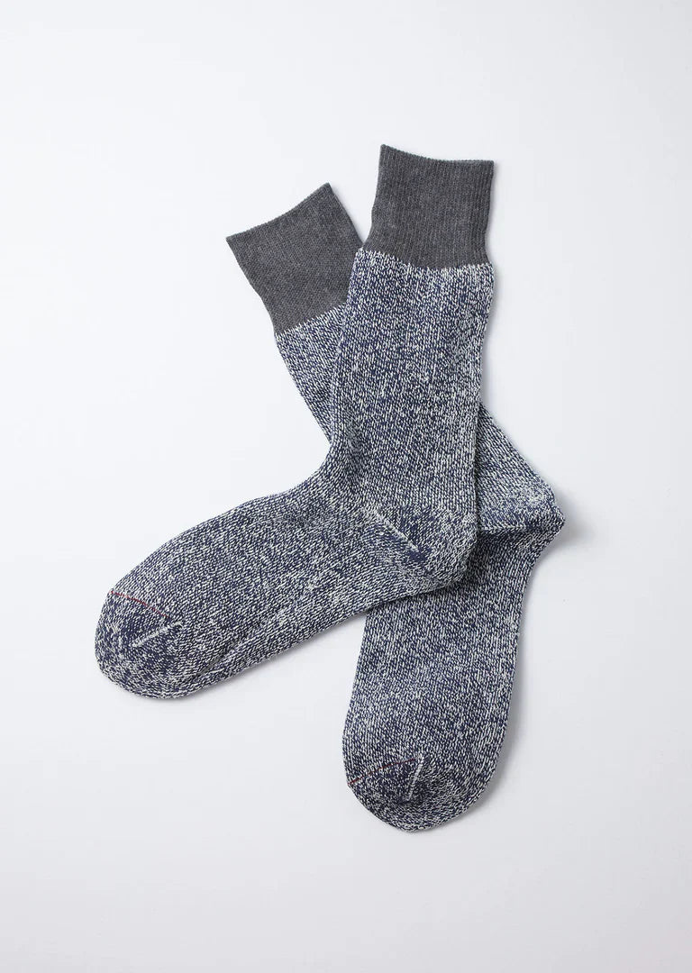 RoToTo DOUBLE FACE CREW SOCKS "SILK&COTTON"