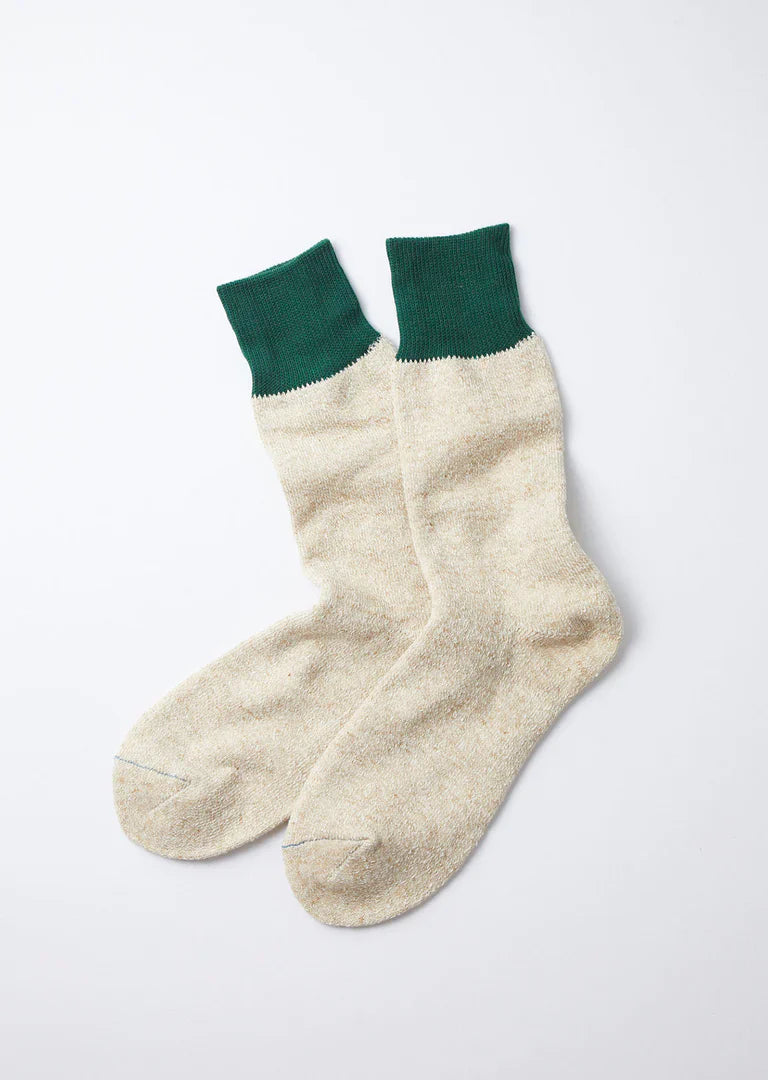 RoToTo DOUBLE FACE CREW SOCKS "SILK&COTTON"