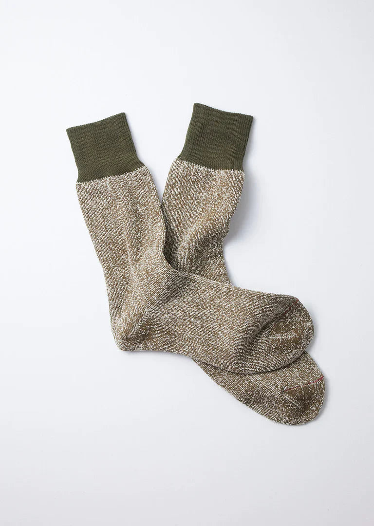 RoToTo DOUBLE FACE CREW SOCKS "SILK&COTTON"