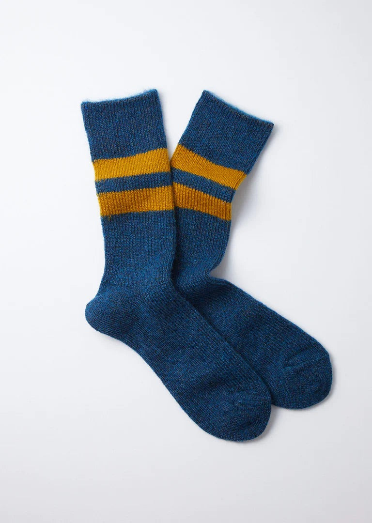 RoToTo BRUSHED MOHAIR CREW SOCKS