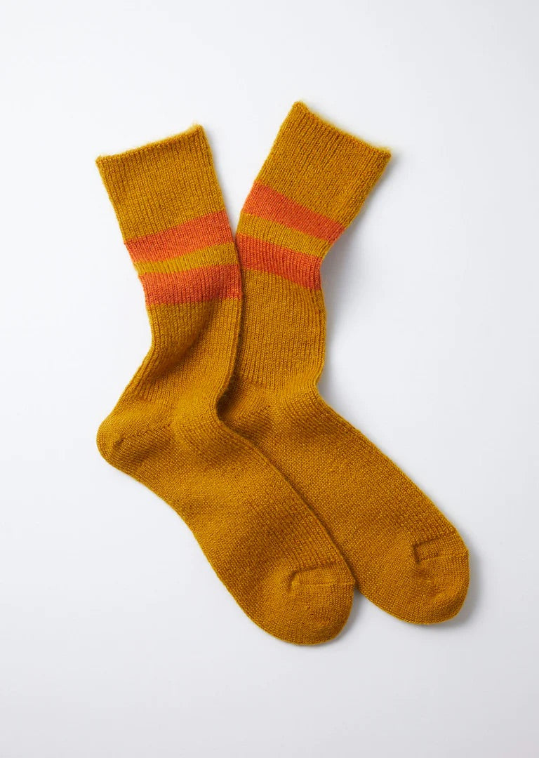 RoToTo BRUSHED MOHAIR CREW SOCKS