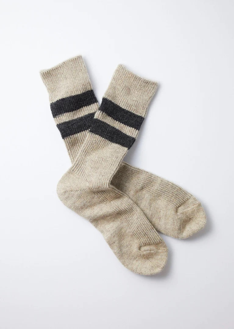 RoToTo BRUSHED MOHAIR CREW SOCKS
