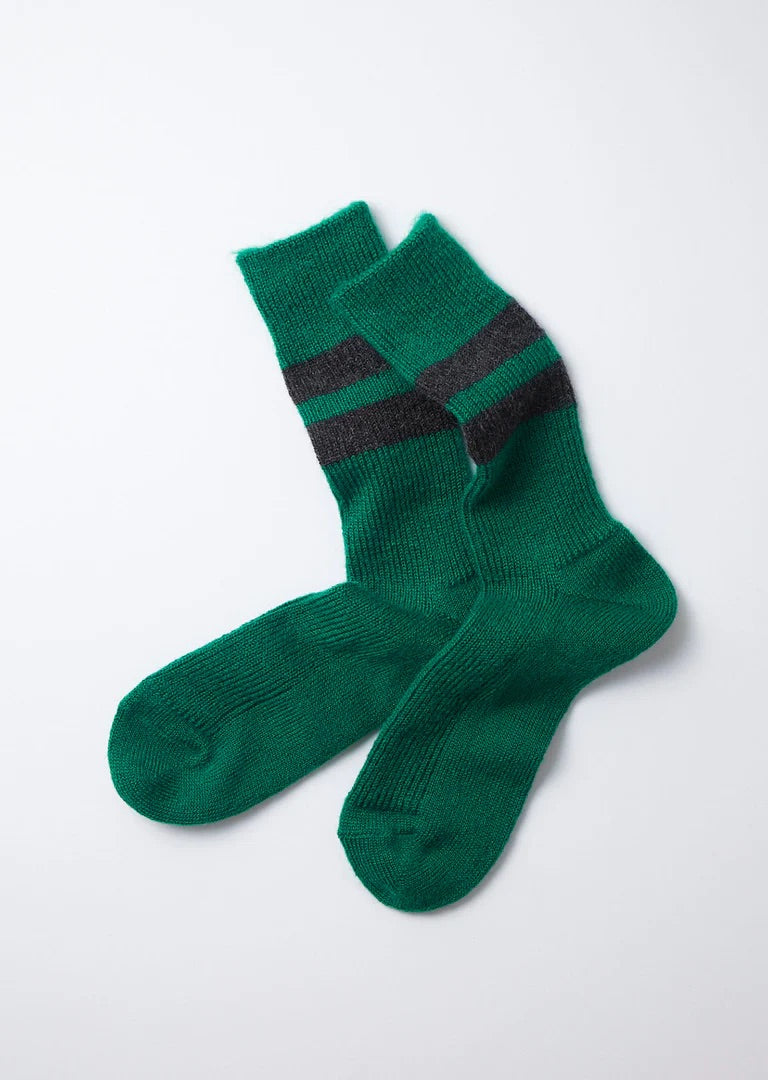 RoToTo BRUSHED MOHAIR CREW SOCKS