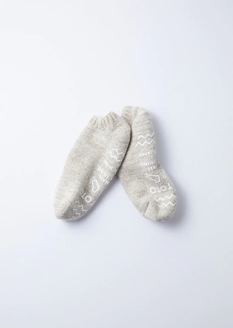 RoToTo RECYCLED COTTON PILE SOCKSLIPPER