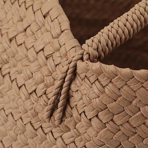 Aeta LEATHER BASKET L