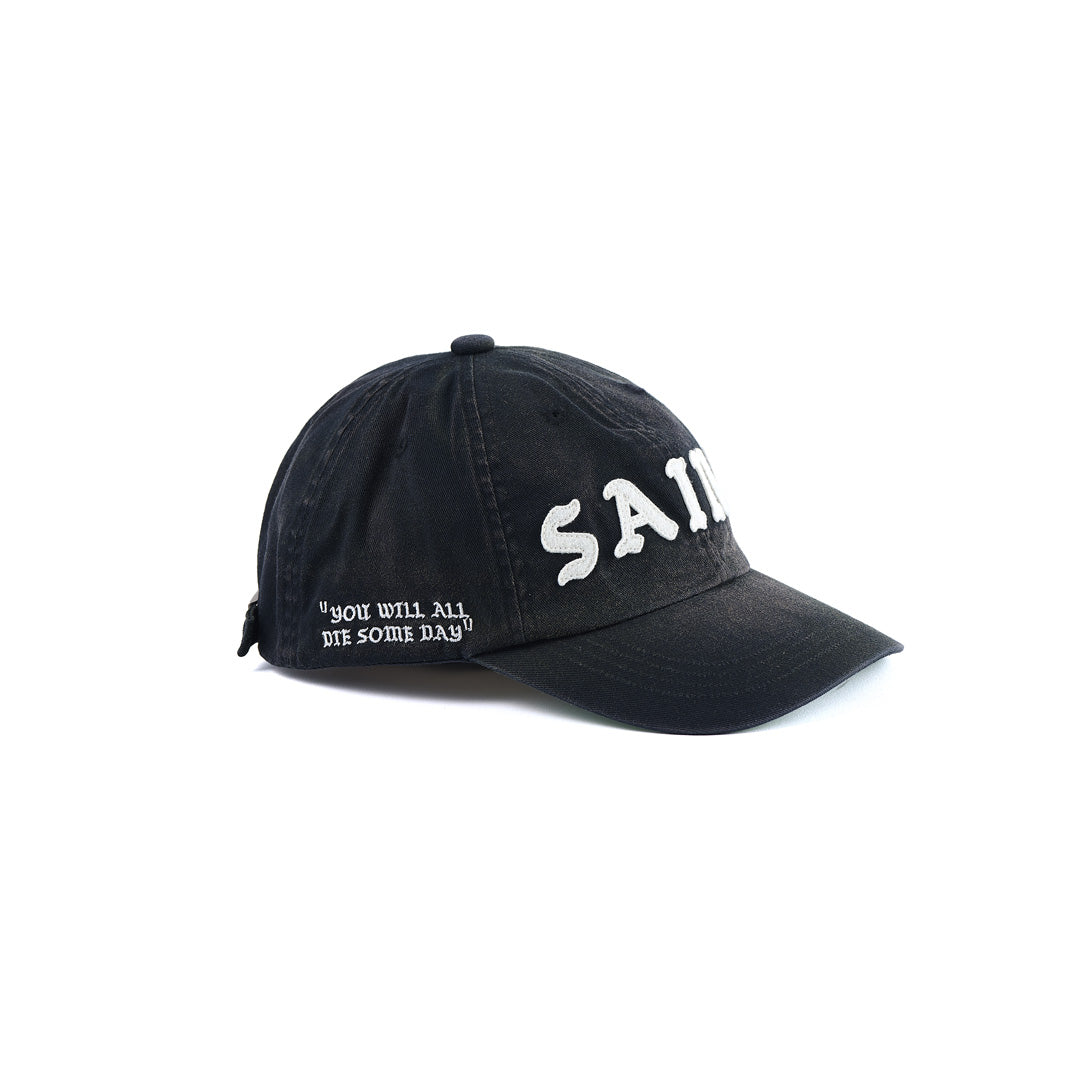 SAINT Mxxxxxx 6 PANEL CAP SAINT BLACK
