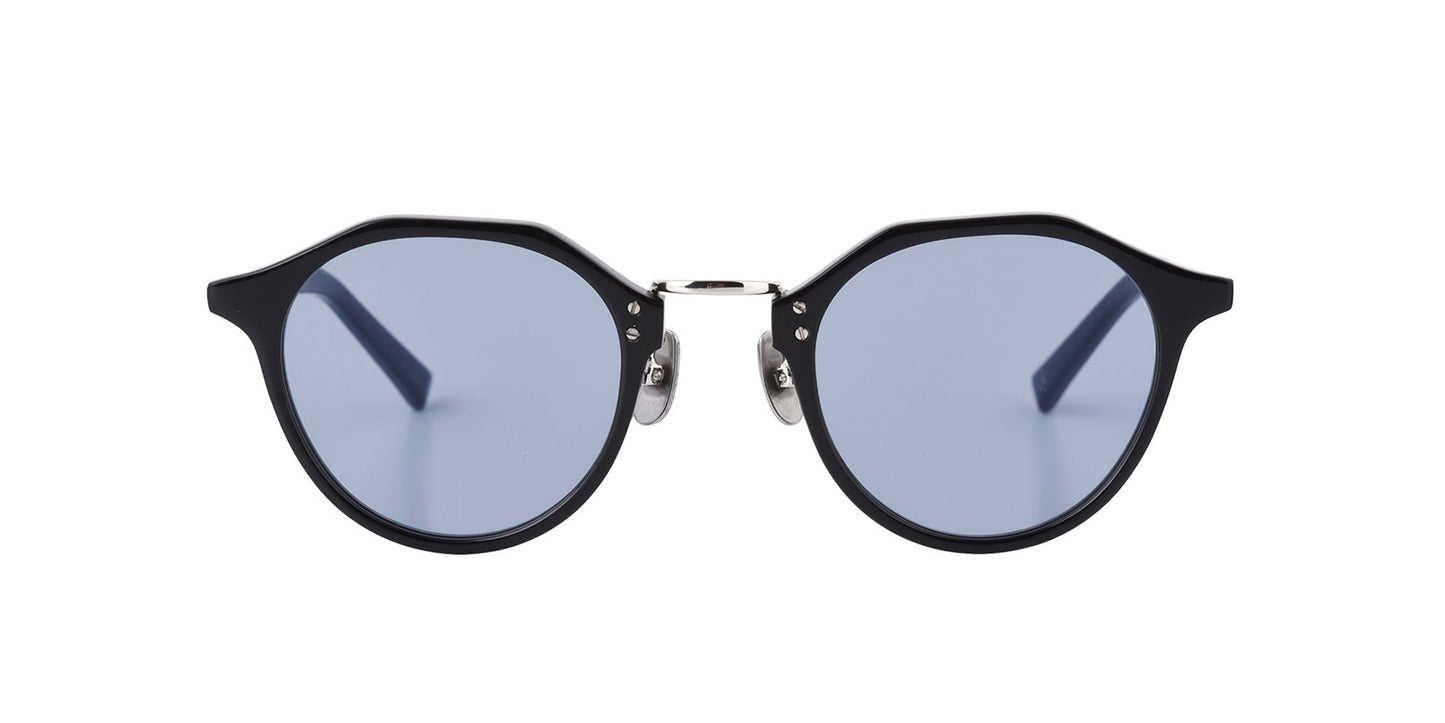 A.D.S.R. SATCHMO SHINY BLACK / SILVER Light blue