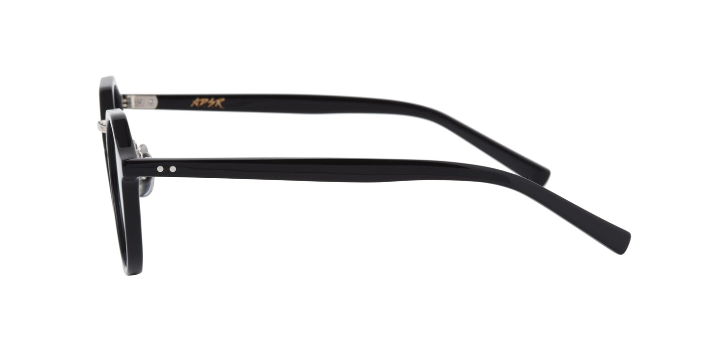 A.D.S.R. SATCHMO SHINY BLACK / SILVER Light blue