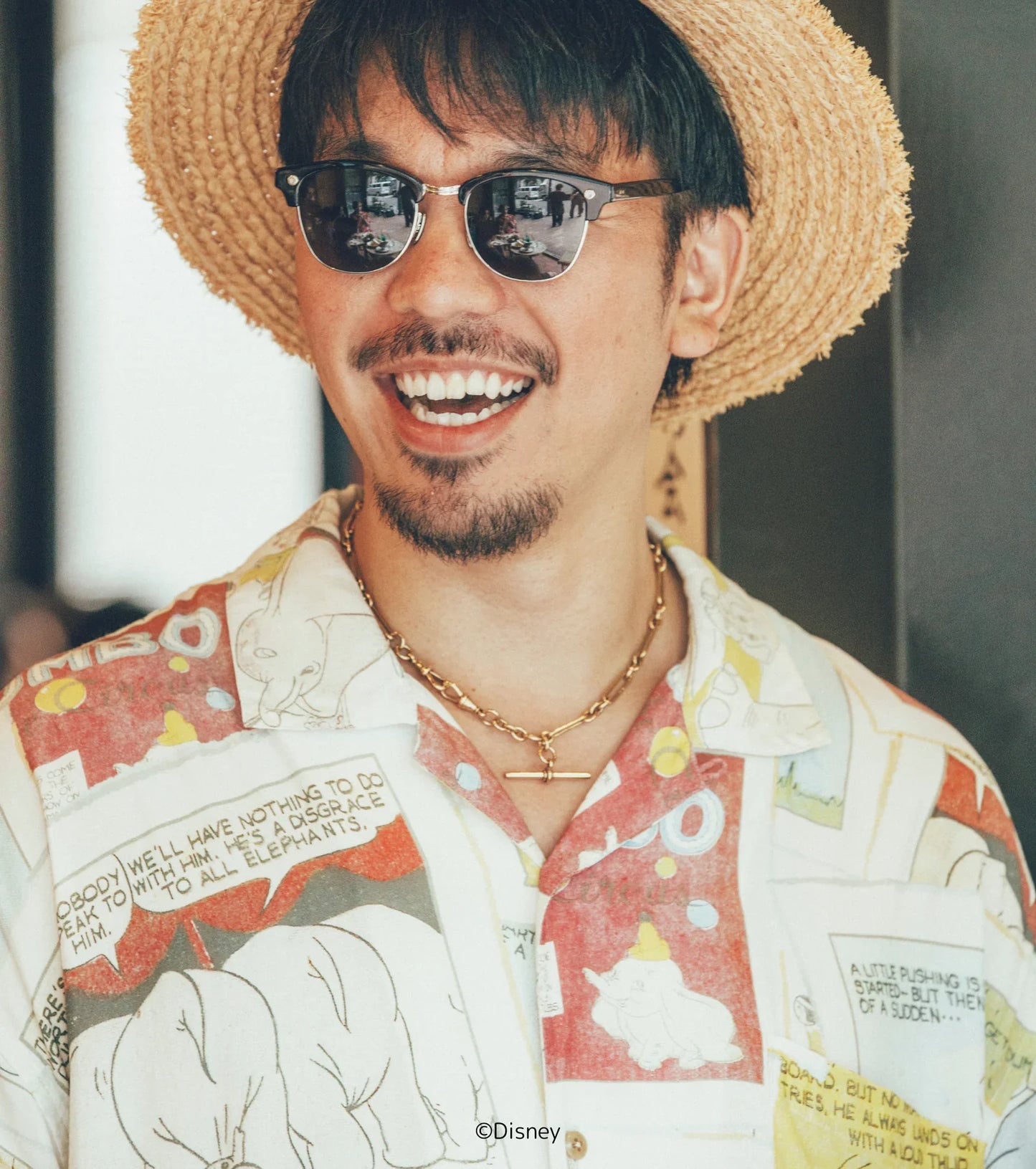 Porter Classic DISNEY VC / PC ALOHA COLLECTION ALOHA SHIRT / DISNEY DUMBO