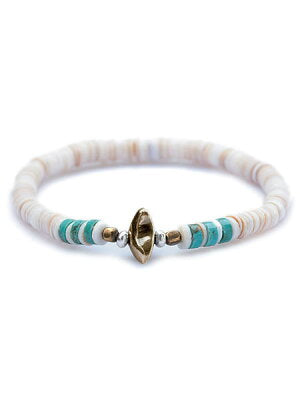 SunKu 39 Heishi Shell Bracelet SK-055
