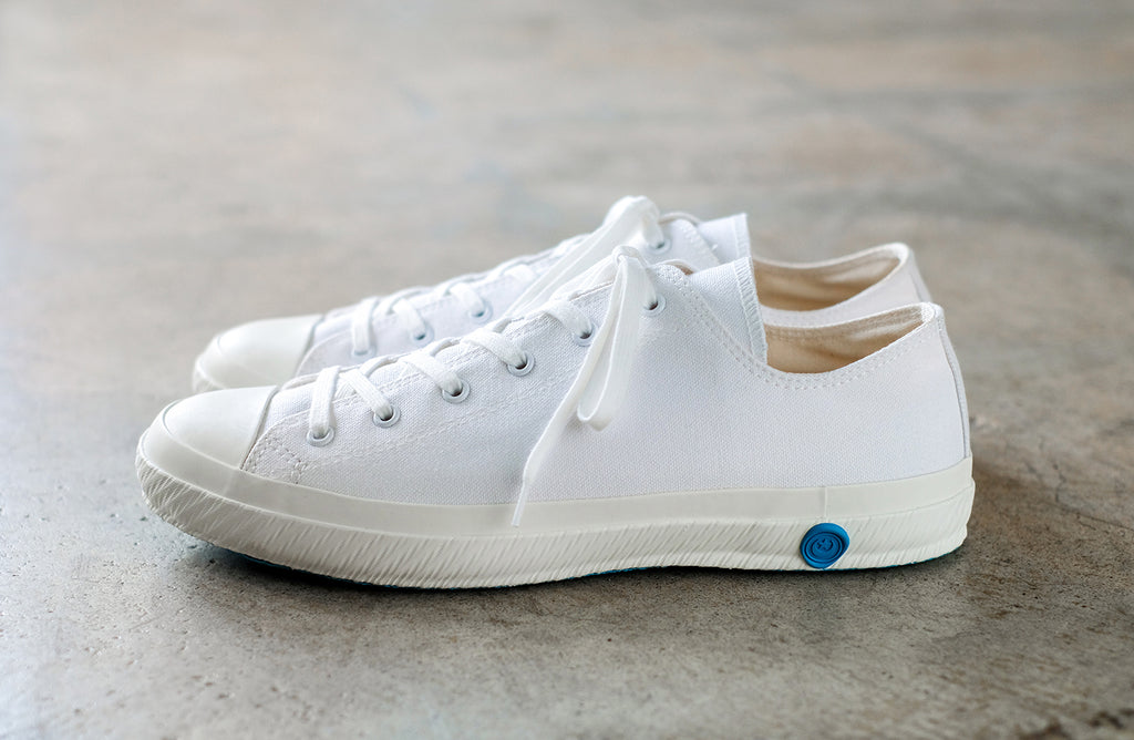 SHOES LIKE POTTERY LOW - OPTICAL WHITE (BLUE SOLE)