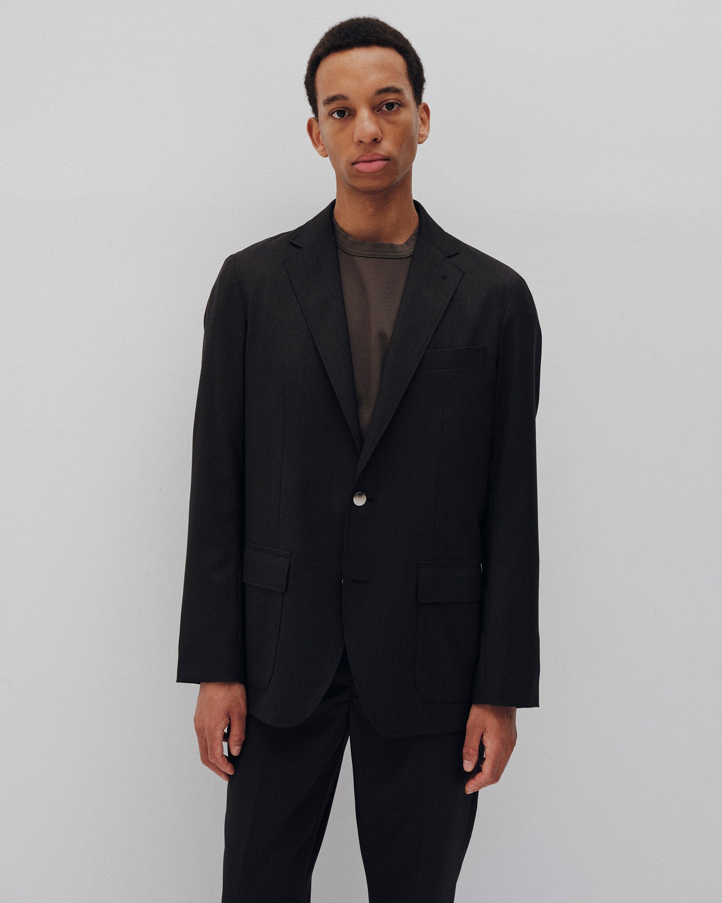 SOPHNET. SUPER 100'S WOOL 2BUTTON BLAZER