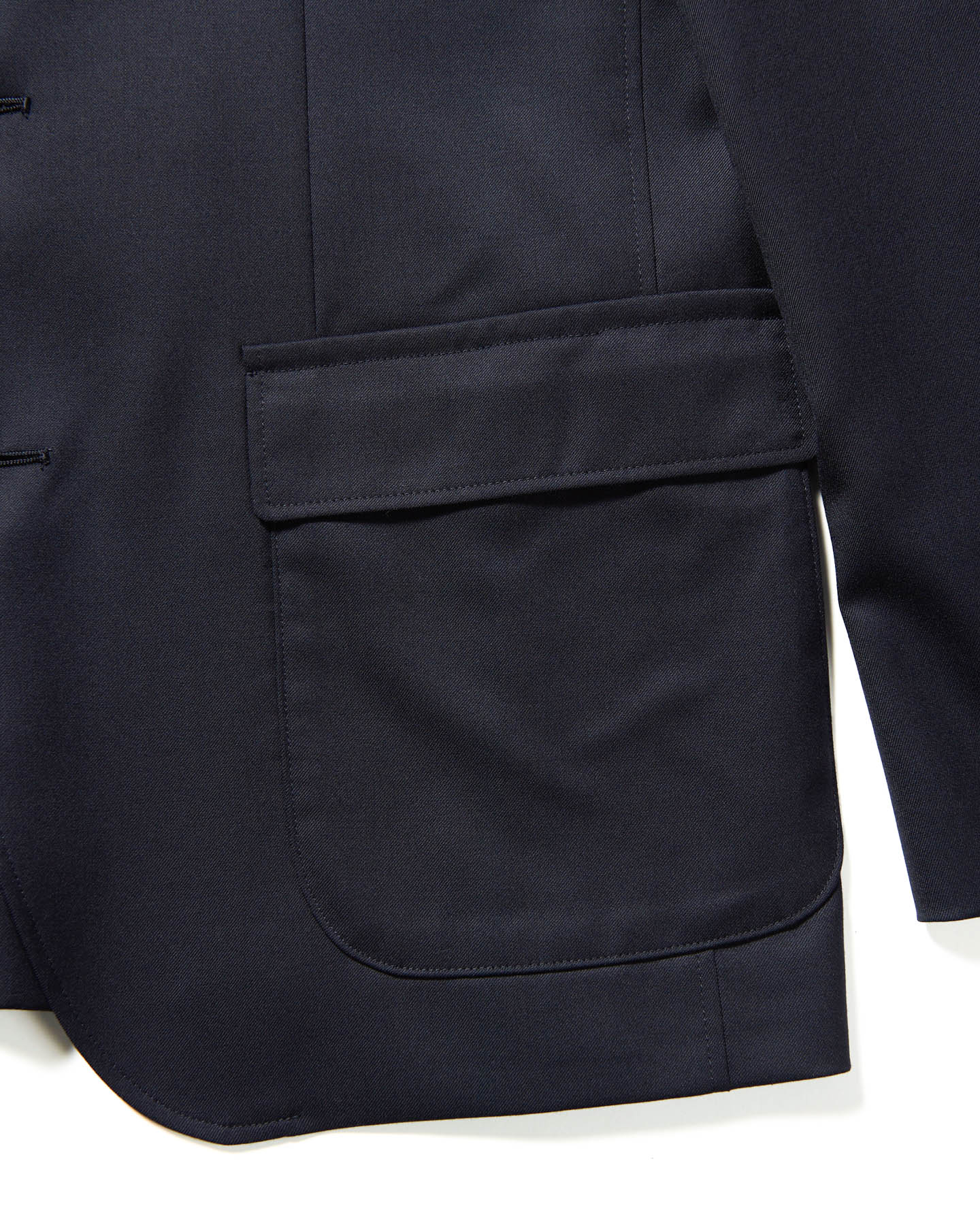 SOPHNET. SUPER 100'S WOOL 2BUTTON BLAZER