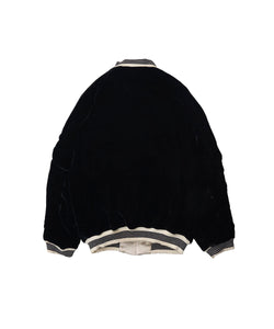 ssstein VINTAGE SATIN / VELVET REVERSIBLE ZIP JACKET