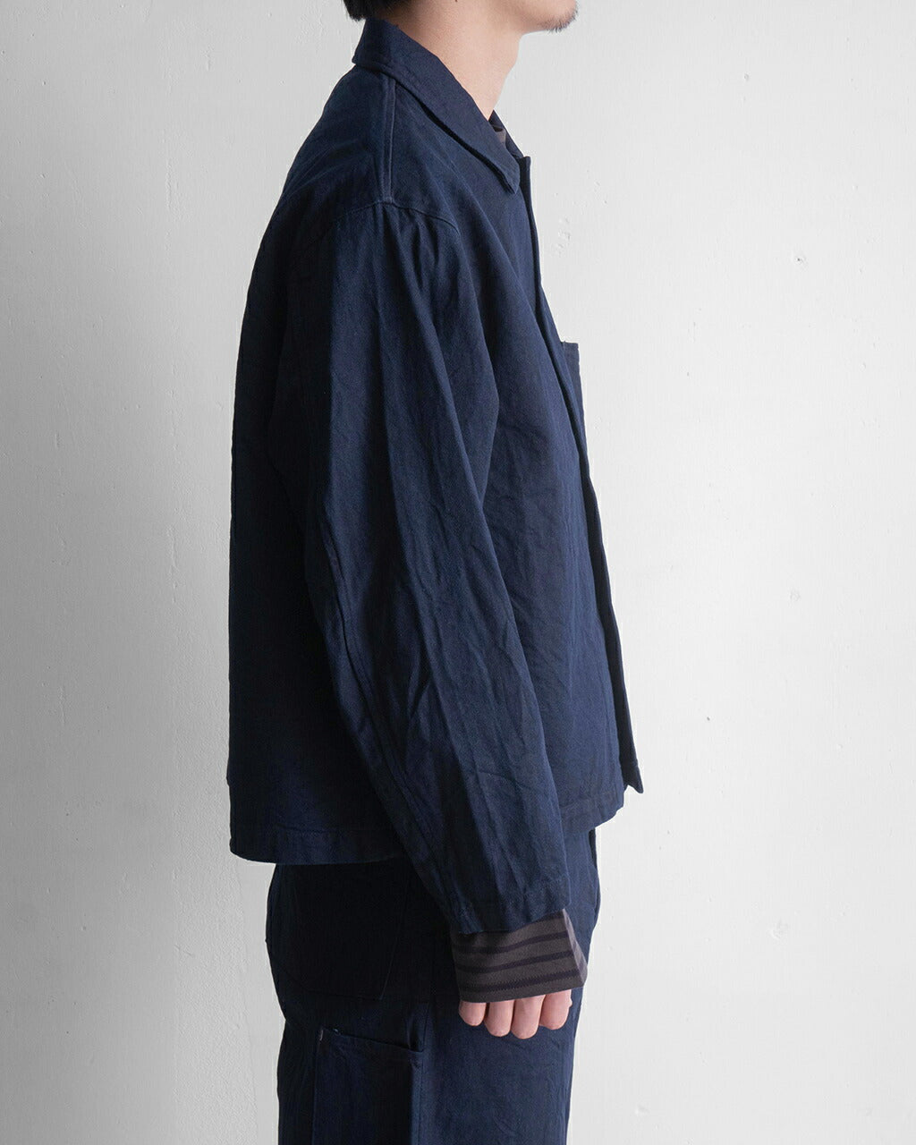 STILL BY HAND Denim Blouson