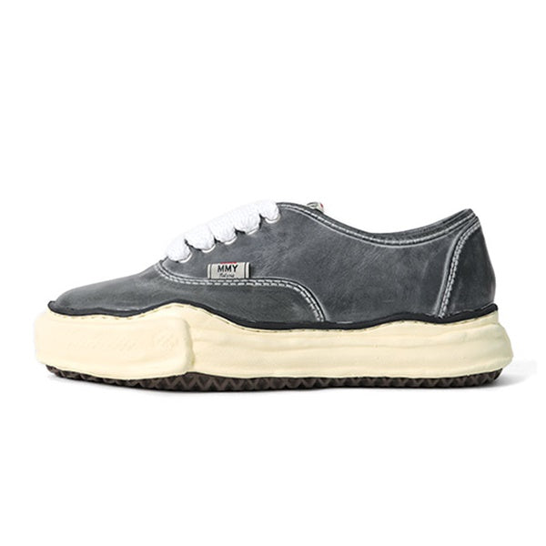 Maison MIHARA YASUHIRO BAKER Original Sole Lowtop Leather Sneaker Black
