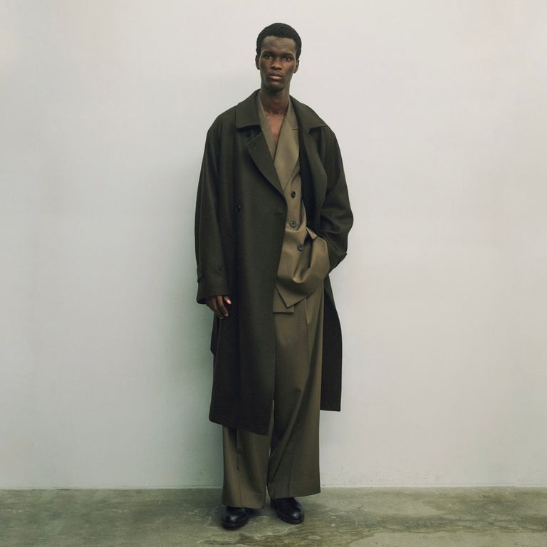 ssstein LONG WIDE TROUSERS