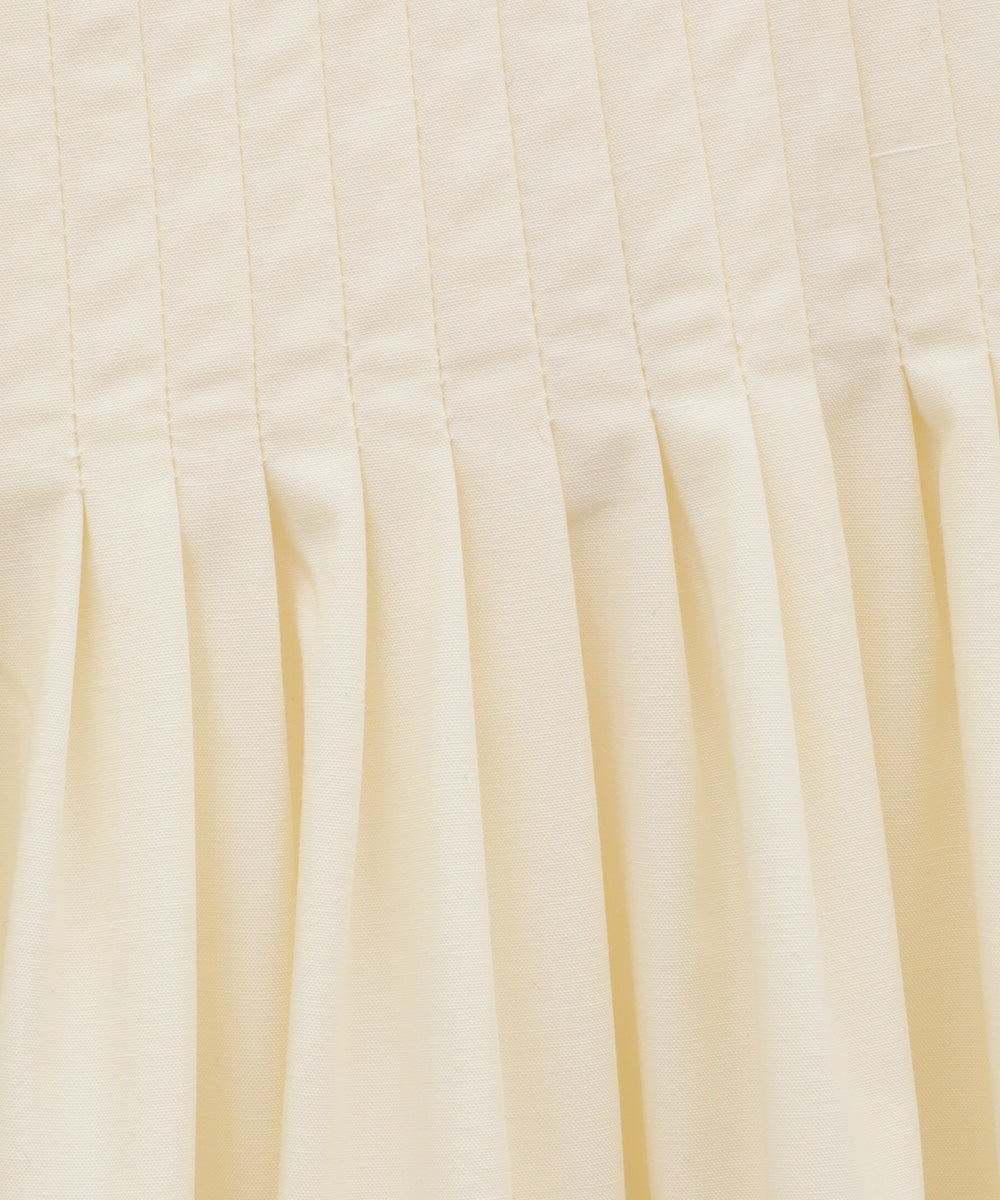 CLANE TUCK DESIGN WIDE PANTS